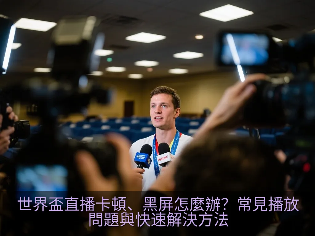 世界盃直播卡頓、黑屏怎麼辦？常見播放問題與快速解決方法